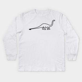 Diplodocus Kids Long Sleeve T-Shirt